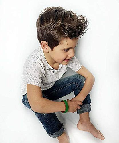 Chewigem Childs Chew & Communication Aid - Strong Smooth & Discreet, Child Bangle & Sensory Chew - Designed for, Subtle Communication, Anxiety Red...