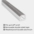A&S Mezuzot Mezuza Aluminum Waterproof Case Peel & Stick Easy Installation Home Blessing (Silver, 5inch)...