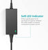 45W Universal 15V 13.5V 12V 9V 7.5V 6V 5V DC Power Supply, Switching AC Adapter Replacement Power Cord for LED Strip Lights Baby Monitor Security ...