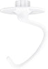 Coated Dough Hook for KitchenAid Mixer - K45DH Replacement Attachment for KitchenAid K45 K45SS KSM90 KSM150 Tilt-Head Stand Mixers, 4.5/5.0 Quart ...