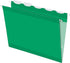 Pendaflex Ready-Tab Reinforced Hanging File Folders, Letter Size, Bright Green, 5 Tab, 25/BX (42626)...