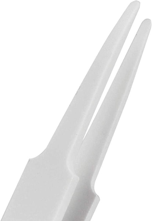 Precision Plastic Tweezers Kit - Plastic Anti static Tweezers Set Pickup Craft Electronics DIY Repair Tool - White - 6Pcs...