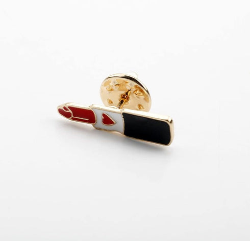 Red Lip Lipstick Enamel Lapel Brooch Pin for Men Women (3 Pcs Red)...