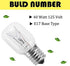 Light Bulb for Whirlpool Microwave - Light Bulb Fits for Whirlpool Maytag GE Amana Over The Range Hood Microwave, Dimmable with 125V 40W E17 Base,...
