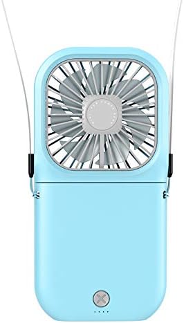 New Upgrade Handheld Fan Small Personal Fan with 3 Speeds Neck Rechargeable Portable Fan Powerful Mini USB Outdoor Fan Quiet Small Desk Fan Free A...