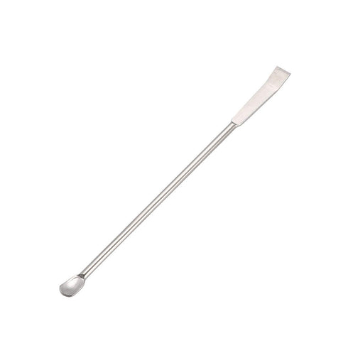 uxcell Micro Lab Sampling Reagent Spoon 304 Stainless Steel 2 in 1 Double Head Laboratory Mixing Spatula 125mm 2Pcs...