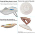 Artliving 1.25 Inch Invisible Adhesive Plate Hanger Set Vertical Plate Holders for The Wall(50 Pack)...