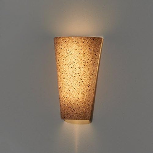 It's Exciting Lighting IEL-2471G Battery Powered Granite Conical Indoor And Outdoor LED Wall Sconce With 5 Long-Lasting LED Lights And Timer...