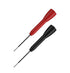 2Pcs Black and Red Multimeter Needle Probe Pins, Extendable Needle Probe Set Non-Destructive Piercing Needle Probe Tip Adapter for 2mm Test Probes...