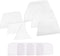 Anvin Cake Scraper Smoother Cake Icing Tool Set, Plastic Scraper Cake Frosting Scraper Smoother Combo for Buttercream Edge Decorating Cake Smoothe...