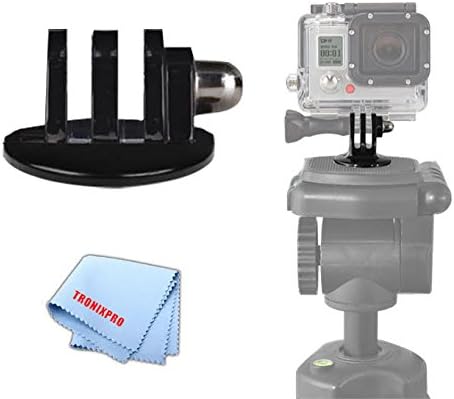 eDealz Tripod Mount Adapter Compatible for Gopro Hero 12, 11, 10, 9, 8, 7, 6, 5, 4, 3+, 3, 2, 1 HD, GOPRO Hero 2018, DJI OSMO Action 4 Camera...
