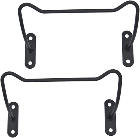 2 Packs Wine Display Rack, Wine Rack Shelf, Wall-Mounted Creative Bar Counter Wine Cabinet Rack, Wrought Iron Hanging Rack on Restaurant Wall...