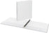 Universal 20702 Deluxe Round Ring View Binder, 1/2-Inch Capacity, 8.5 x 11, White...
