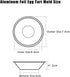 250 PCS Disposable Egg Tart Tins Molds Aluminum Foil Round Egg Tart Mold Pie Tins Pans Cake Cups Mould Makers Cupcake Cookie Circular Egg Tart Mol...
