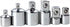 6 Pcs Square Impact Socket Adapters Converter Reducer Sets 1/4", 3/8", 1/2" Ratchet Socket Set...