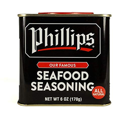 Phillips Seafood Seasoning - Maryland's World Famous Shrimp, Fish and Crab Cake Seasoning used in Phillip's Seafood Restaurants (1)...