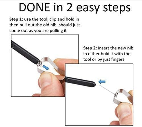 2PCS Note 9 Pen Replacement Stylus Touch S Pen for Galaxy Note 9 N960 (Without Bluetooth) with Tips/Nibs (2*Yellow/Blue)...