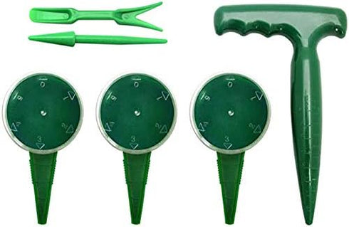 Rocutus 6 Pack Sowing Seeds Planter,Adjustable Hand Held Garden Flower Grass Plant Seeder Tool for Indoor and Outdoor...