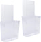 Remote Holder Wall Mount Damage-Free (2 Pack), Clear and Strong Self-adhesive Universal Media Organizer Storage Box for Mobile Phone,Remote Contro...