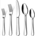 Stainless Steel Cooking Utensils, Kitchen Tools with Utensil Holder Non-Stick and Heat Resistant,Dishwasher Safe, Easy to Clean (Pointed spoon 2)...