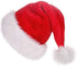LOKIPA Christmas Santa Hat for Kids, Soft Plush Xmas Santa Hat for kids with Thicken Classic Fur (15X11 Inch for Age 3+ Child)...