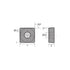 HHIP 6056-0221 SCMT 32.51-EM nc-TiAIN Coated Carbide Insert- xAF798...