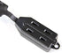 8 Feet Indoor 3 Outlet Extension Cord with Foot Switch - with Safety Water Proof Cover (2 Packs)...
