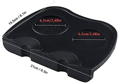 HOMEE Silicone Espresso Tamping Mat, Anti-Slip Espresso Tamp Mat for Barista Tool Home Kitchen Office Bar Shop Worktop, 6.1 Inch x 8.3 Inch, Chris...