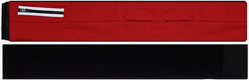 Large Size Premium Inivisble Sports Waistband Pouch with Hook-Loop for Freestyle Libre (Continuous Glucose Monitoring System) (WP-3-RED)...