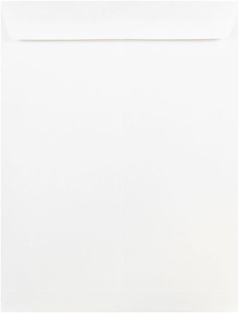 JAM PAPER 9 x 12 Open End Catalog Commercial Envelopes - White - 50/Pack...
