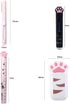 Cat Claw Stationery Set -2 Double Ended Dual Purpose Cutting Art Knives, 2 Stainless Steel Hand Scissors,1Pcs 15cm Cat Claw Ruler,1 Cat Claw Corre...