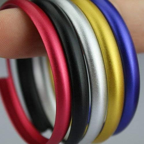 iJDMTOY Black Aluminum Smart Key Fob Surrounding Ring Decoration Compatible with 2008-2014/2015 Gen2 Mini Cooper R55 R56 R57 R58 R59 & Gen1 R60 R6...