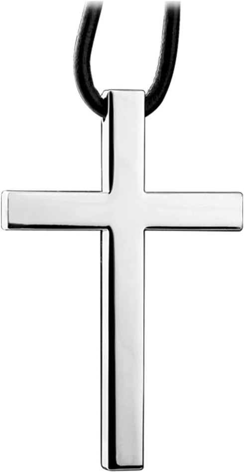 Cross Hanging Ornaments for Car Rear View Mirror, Cross Metal Car Charm, Pendant Decoration for Car, Truck, Home Decor (Sliver)...