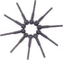 10 Pack Hair Scissor Rubber Silencer Replacement Bumper Barber Shears Stopper Hair Cutting Clipping Cutter OD 3MM Black Muffler Stick Buffer Bumpe...