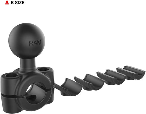 RAM Mounts Torque Small Rail Base RAM-B-408-37-62U with B Size 1" Ball...