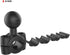 RAM Mounts Torque Small Rail Base RAM-B-408-37-62U with B Size 1" Ball...