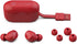 JLab Go Air Pop True Wireless Bluetooth Earbuds + Charging Case, Rose Red, Dual Connect, IPX4 Sweat Resistance, Bluetooth 5.1 Connection, 3 EQ Sou...