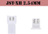 15Pairs jst Connector Kit 2.54mm 2 Pin 10cm Silicone Wire Cables Balance Plug Lead Socket Male and Female Connector for Bluetooth Headset Toys......