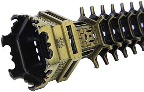 Tower Statue Tower Model Metal Alloy Pagoda Zen Garden Miniature Feng Shui Decoration for Office Home Desktop Ornaments Collectible Figurines...