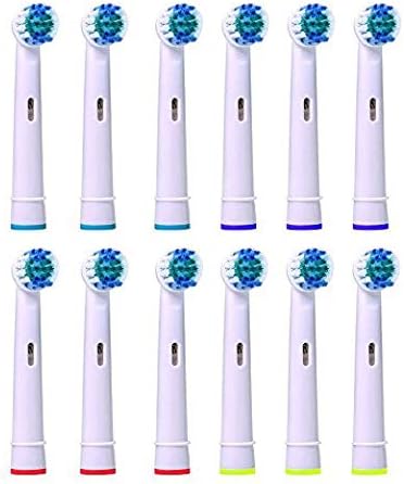 12pack Replacement Toothbrush Heads Compatible with Oral b Electric Toothbrushes, Replacement Brush Heads Fit for Advance Power/Pro Health/Triumph...