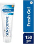 Pack of 3 Sensodyne Sensitive Toothbrush Bundle with 1 Fresh Gel Toothpaste 150g (5.28 oz)...