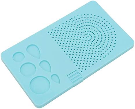 Guide Quilling Board, 6.1x3.6inch Quilling Tool Quil Board with Pins Storage Box, 20 Roots Needle Plate DIY Grid Tool for Paper Crafting...