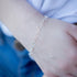 Hollow Love Heart Link Chain Bracelet Sterling Steel Bracelet for Women...