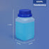 16.9oz Plastic Lab Chemical Reagent Bottles, Square Sample Storage Container, Plastic Chemical Container Bottle with Anti-theft Cap, Wide Mouth Sa...