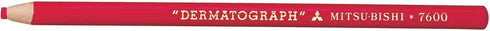 Mitsubishi Pencil No. 7600 Oil-Based Dermatograph Colored Pencils, Red, 1 Dozen K7600.15, Height 2.1 x Width 7.1 x Thickness 0.7 inches (54.0 x 18...