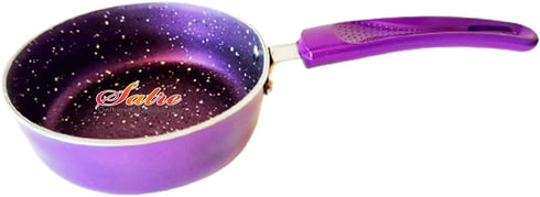 Mini Induction Base Aluminium Sauce Pan, Non Stick, Milk Pan, Tea Pan - Puple...