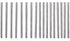 Dog Metal Comb 7.5inch Dogs Dematting Tool Pet Grooming Comb Stainless Steel Teeth Cats Pubby Comb for Removing Hair (M: 19x4cm)...
