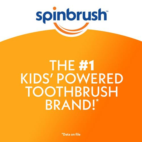 Spinbrush Kids Electric Toothbrush, Shimmery Sparkle, Battery-Powered...