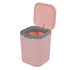 1/2 Gallon Tiny Countertop Trash Can, Push-Button (Pink)...