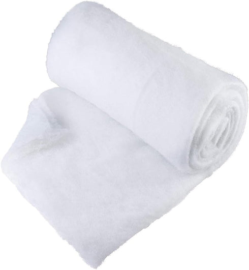 Snow White Polyester Blanket - 32" x 40" (1 Pc) | Luxurious Fluff for Winter Decor, Crafts & Displays...